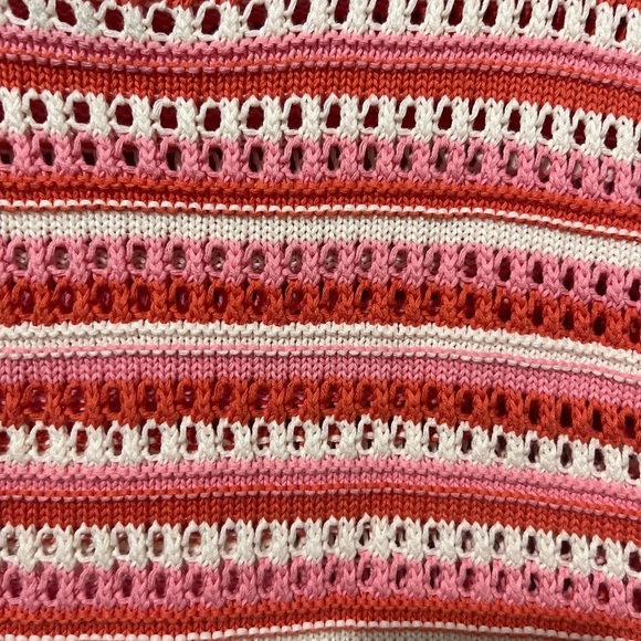 Daphnea Paris Crochet Top M/L Knit Short Sleeves Cottagecore - Picture 5 of 7